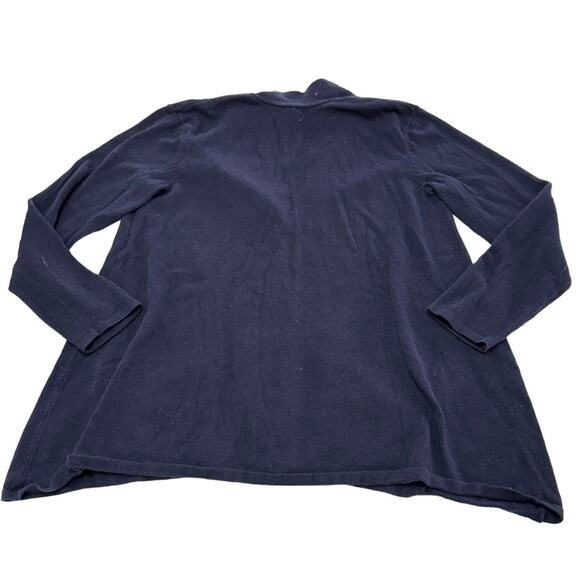 J.Jill Cardigan Womens X Small Blue Knit Sweater Button Up Cotton Blend - Picture 2 of 9